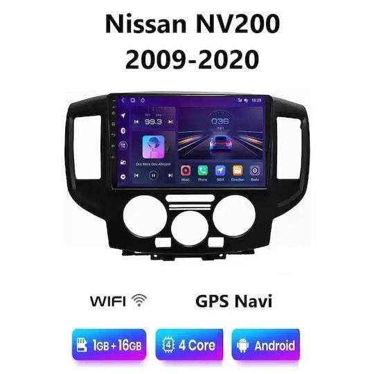Car Audio System for Nissan NV200 2009-2020 Bluetooth USB WiFi GPS Apple CarPlay Android Auto with 9" Touch Screen
