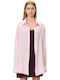 Long Sleeve Women's Linen Shirt Pink