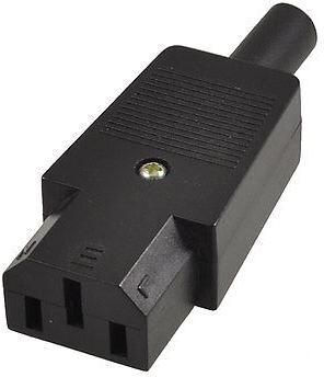 Microconnect IEC C13 - IEC C13 Cable Black C13PLUG