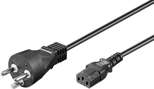 Microconnect IEC 320 Power Cable 0.5m Black PE120405R