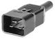 Microconnect IEC C20 - IEC C20 Кабел Черен C20PLUG