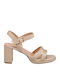 Leather Sandals Rose Gold