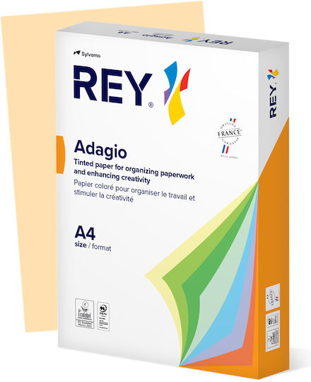 Rey Adagio Χαρτί Εκτύπωσης A4 160gr/m² 250 φύλλα Μπεζ
