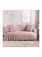 Rebeka Home Husă Elastică Canapea Cu Două Locuri Rose Ash
