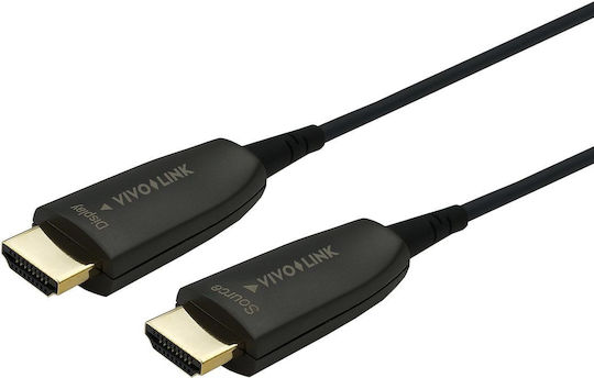 Lanberg HDMI 2.1 Ultra High Speed 48Gbps 4K 120Hz HDR VRR Kabel HDMI-Stecker - HDMI-Stecker 40m Schwarz