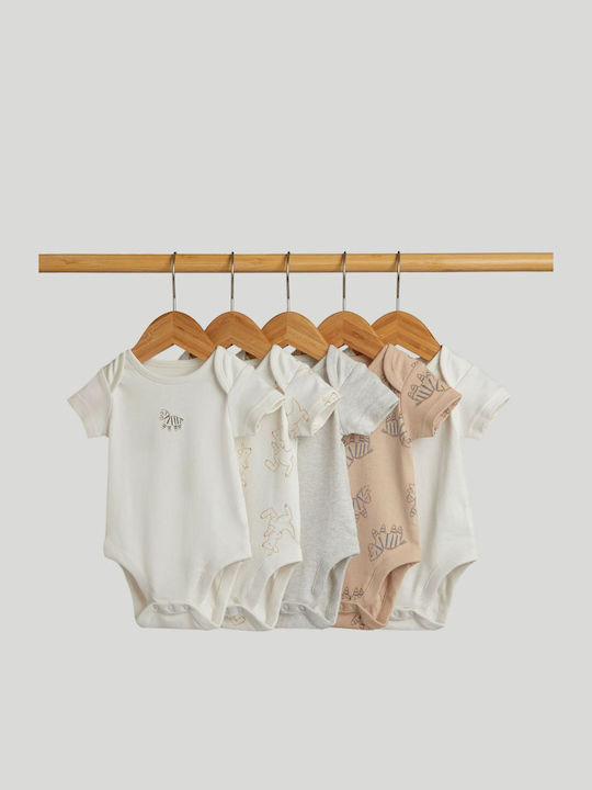 Mothercare Σετ Κορμάκια Πολύχρωμα 5τμχ