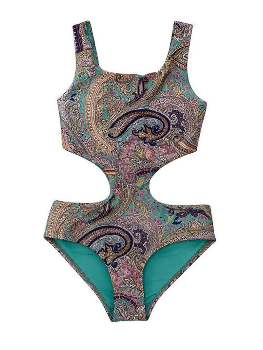 SugarFree Costum de Baie Întreg pentru Copii Rose Pin