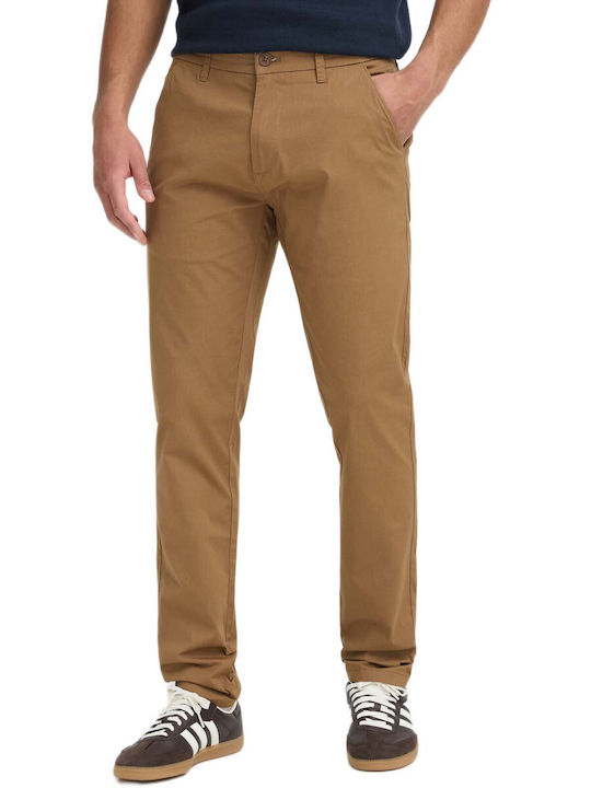 Blend Chino Trousers In Slim Fit Tabac Brown
