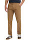 Chino Trousers In Slim Fit Tabac Brown