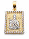Pendant Kids Charm with Virgin Mary in Silver 57480009