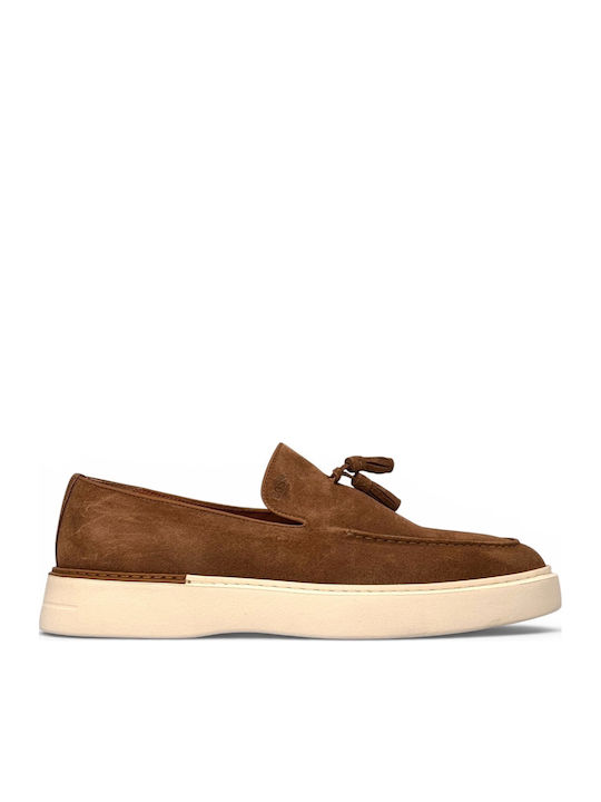Boss Shoes Мъжки Мокасини в Тютюнев Цвят