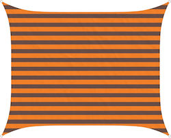 vidaXL Правоъгълно Shade Sail Бяло с PU Покритие