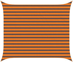 vidaXL Правоъгълно Shade Sail Бяло с PU Покритие