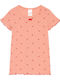 Minerva Cherries Kids Short-sleeved Undershirt Peach-red Cherries