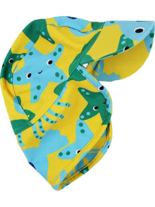 Toby Tiger Kids' Sunscreen Yellow Hat