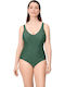 Costum de Baie Întreg Verde