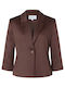 MORE & MORE Short Women's Blazer Brown