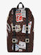 Sprayground School Brown Backpack Bag