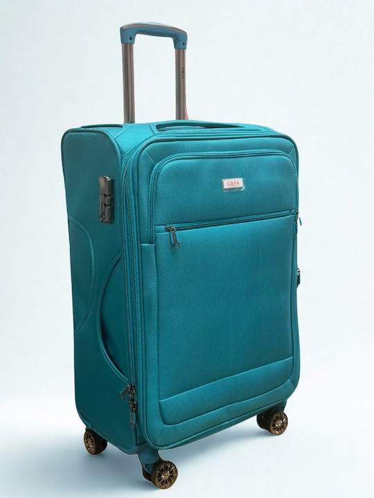 Olia Home Cabin Travel Suitcase Petrol with 4 W...