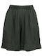 Damen-Hohe Taille Shorts Grün