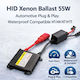 Hid Xenon Car Ballast 55w Plug & Play Waterproof Compatible H1 H4 H7 H11