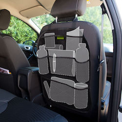Car Back Seat Organizer 6 Pockets Adjustable Attachment Car Storage Black Car Back Seat Organizer 6 Pockets Adjustable Attachment Car Storage Black