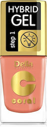 Delia Cosmetics Полутрайно Лак За Нокти Коралов 11мл