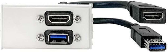 Thorsmann Converters Adapters Wall Hdmi Usb3.0 Inc Thorsmann Wall Box