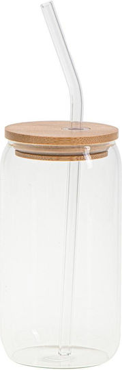 Camry Чаша за Кафе / Freddo / Вода от Стъкло със Сламка 460ml CR4426