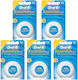 Oral-B Essential Floss Οδοντικό Νήμα με Γεύση Μέντα 50m 5τμχ