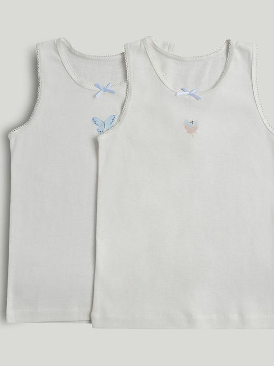 Mothercare Σετ Παιδικά Φανελάκια Αμάνικα Πολύχρωμα 2τμχ