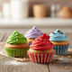 Suport Din Hârtie Pentru Cupcake 100 Bucăți