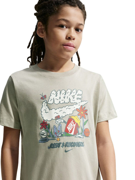 Kinderoberteile T-Shirt Grün Nsw