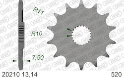 AFAM Vorderes Ritzel Für Honda CRF 250 / CR 125