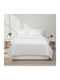 Olia Home Σεντόνι Μονό 170x240εκ. Off White