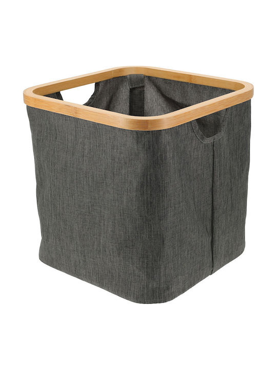 MRShome Fabric Gray Storage Basket 30.5x30.5x30cm