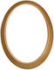 Gedenkornament Fotorahmen Aluminium Oval Ohne Basis Neu Bronzematt Maße 13 X 18 cm