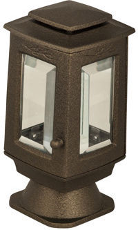 Sfeșnic Comemorativ Aluminiu Pătrat Neted Cristal 8 Milimetri Verde Măsură 21 X 10 Cm