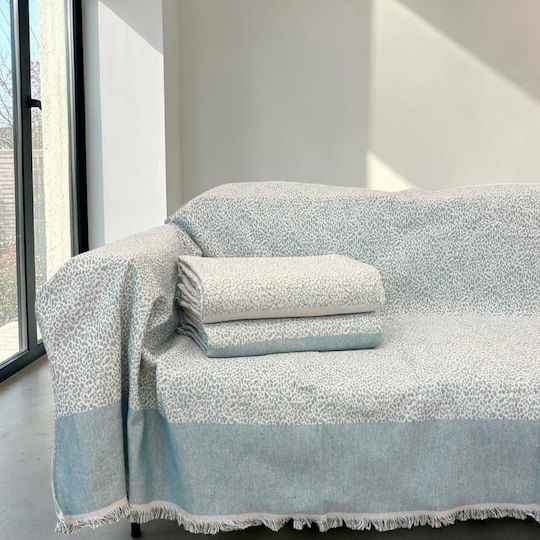 Linea Home Lyn Διθέσιου Καναπέ Π180xΜ240cm Πετρολ