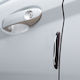 Car Door Edge Protection Set 4 Pcs Door Guard Strip Self-adhesive Black Pvc