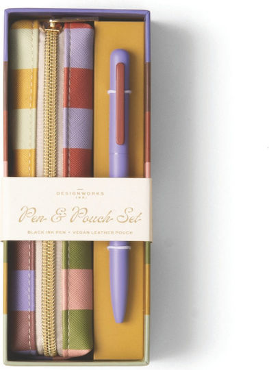 Σετ Δωρου Στυλο Κασετινα Designworks Ink Bold Stripe Pnp-1002eu