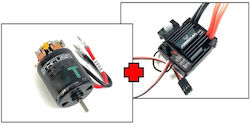Motor Combo 17t Racing & Esc 80a Thrust B-spec V2 Absima Brushed