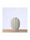 Espiel Espiel Dekorative Vase aus Polyurethan in Grau 22,5x6,5xH30cm