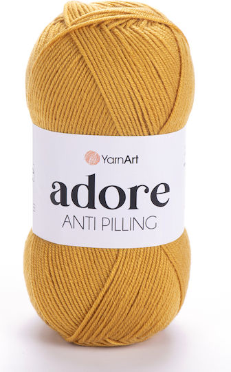 Adore Yarnart 334 Orange Knitting Yarn Anti Pilling Acrylic 280m 100gr