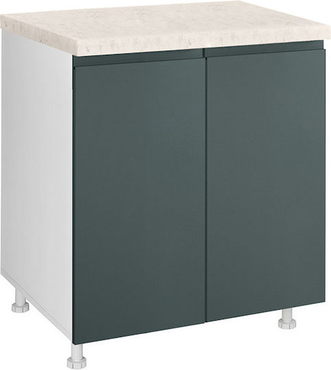 D60 Επιδαπέδιο Ντουλάπι Πράσινο 60x60x85εκ.