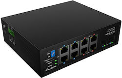 Lanberg ILGE-8P-2S-120 Unmanaged L2 PoE++ Switch with 8 Gigabit (1Gbps) Ethernet Ports and 2 SFP Ports Lanberg ILGE-8P-2S-120 Unmanaged L2 PoE++ Switch with 8 Gigabit (1Gbps) Ethernet Ports and 2 SFP Ports
