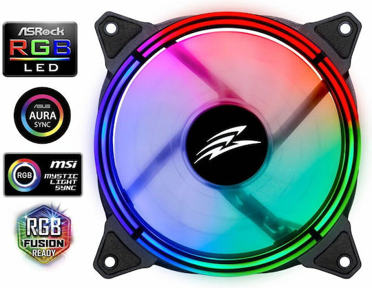 Evolveo 12RS Case Fan 120mm with ARGB Lighting