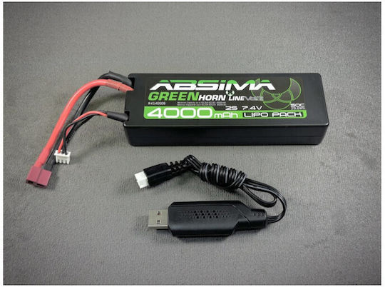 Pachet Baterie Lipo 4000mAh 2s 50c Încărcător Usb