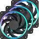 Fractal Design Momentum 12 Case Fan 120mm (62.44cfm) with RGB Lighting 3pcs