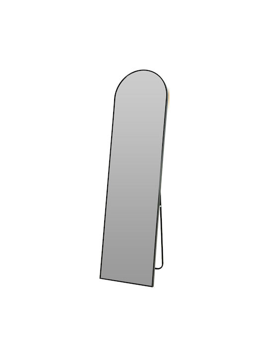 MRShome Arched Mirror with Black Aluminum Frame